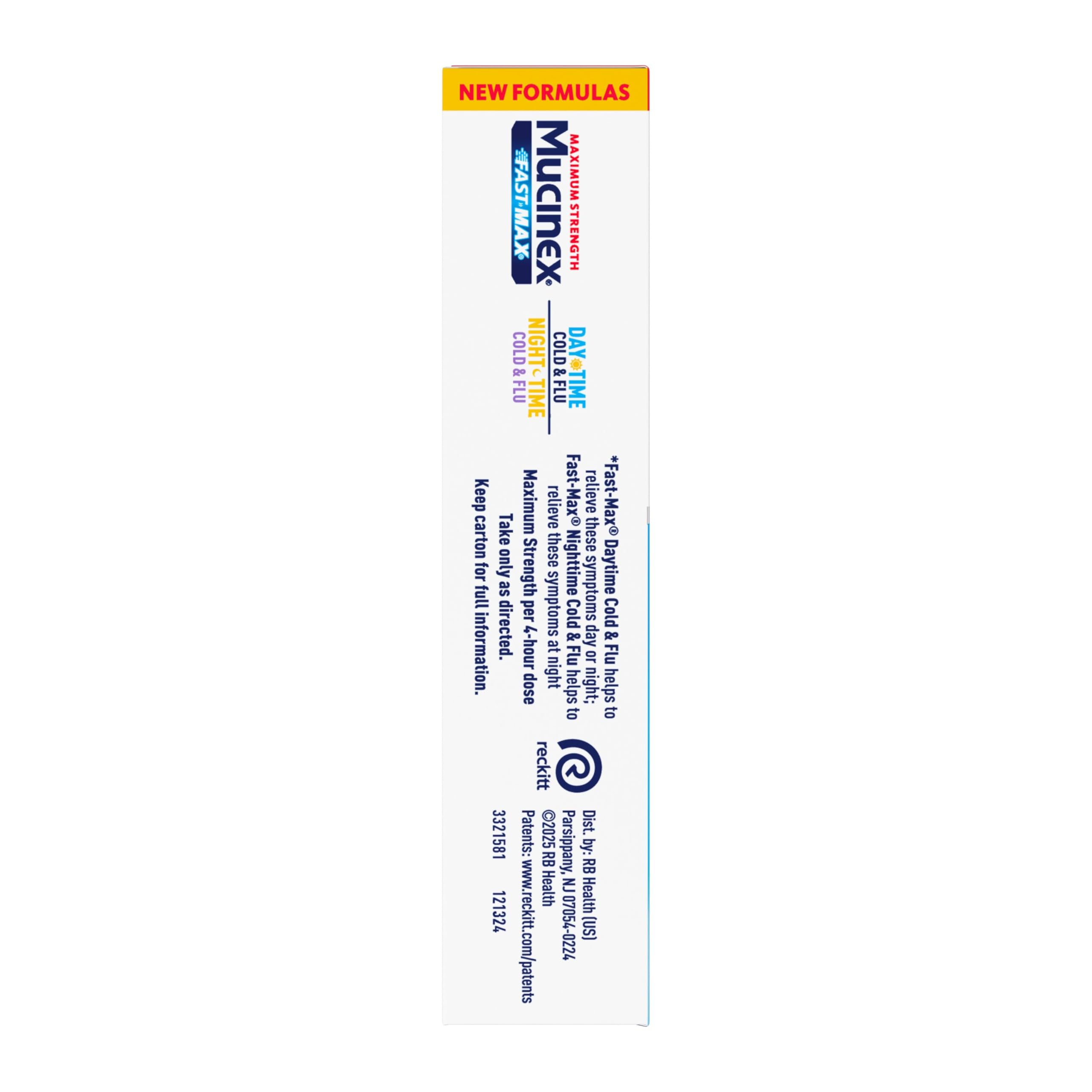 Mucinex Fast-Max Daytime Cold & Flu & Nighttime Cold & Flu, 24 Liquid Gels — Amazon image 11