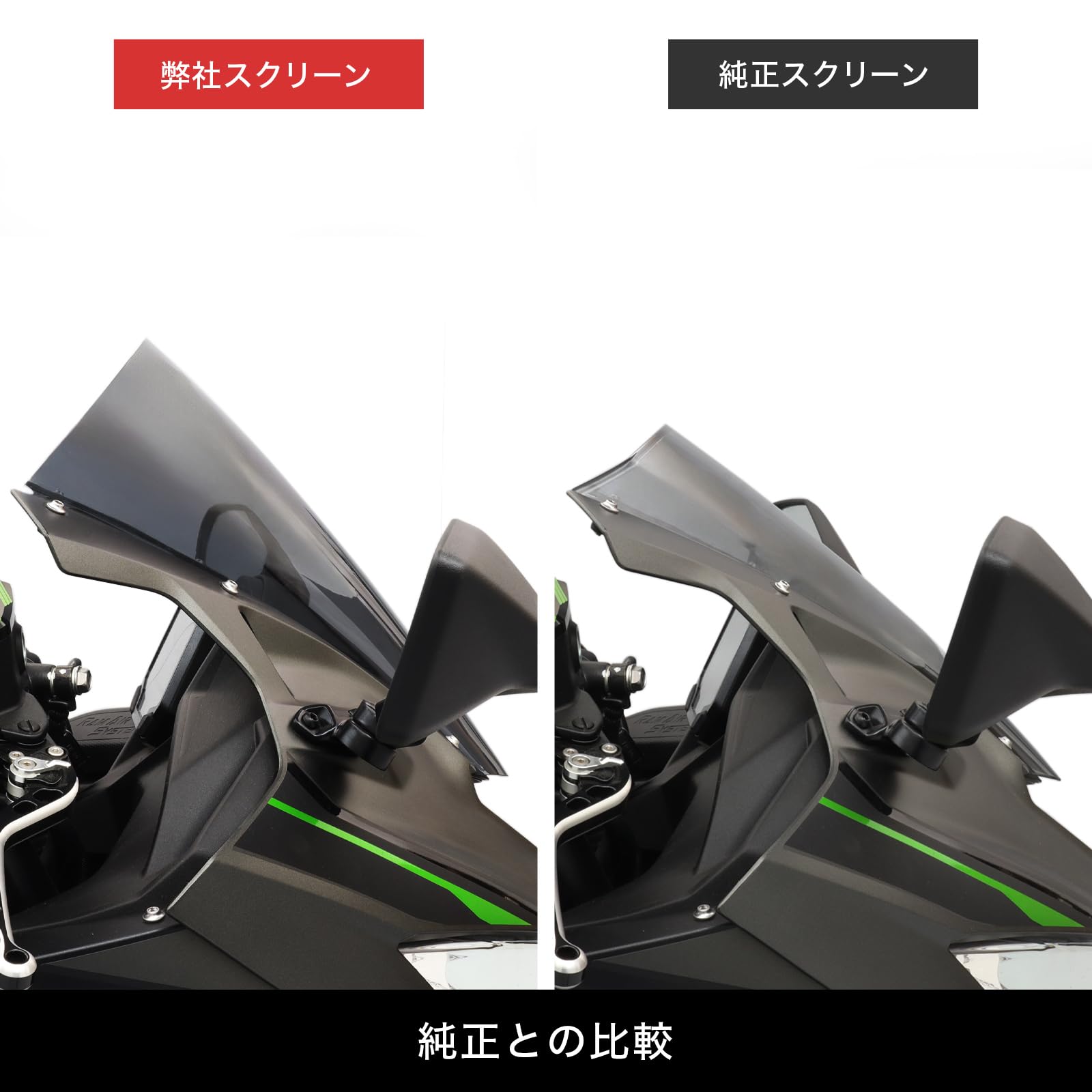 Amazon | エンデュランス バイク ハイスクリーン (スモーク) Ninja ZX 