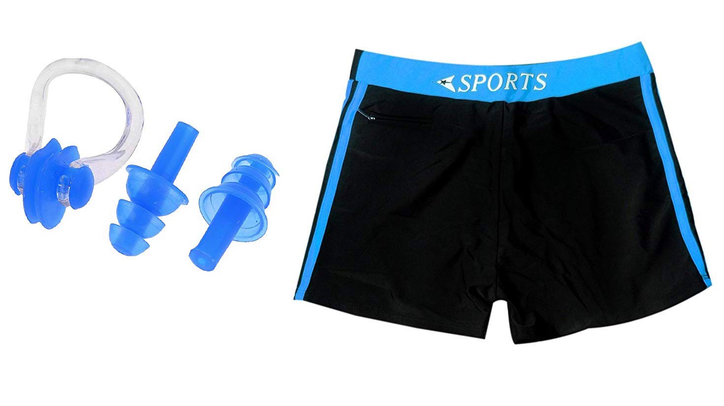 Men's synthetic Regular Fit Swimming Trunk (Multicolour, 28 to 34 Waist )