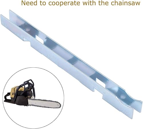 Miniatura 4 de Medidor de profundidad de cadena de motosierra, herramientas de archivo de motosierra, herramienta de afilado de sierra de cadena