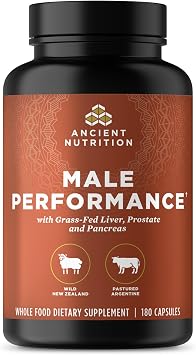 Ancient Nutrition Grass-Fed and Wild Organ Male Performance Tablets