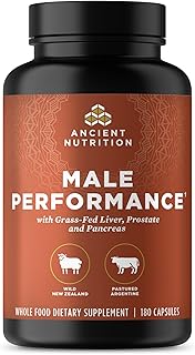 Ancient Nutrition Organ Supplements for Men, Grass-Fed and Wild Organ Complex Capsules, Liver, Prostate,