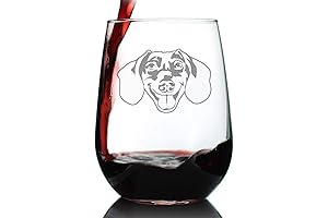 Dachshund Face Stemless Wine Glass: The Perfect Pawsome Sip for Dog Lovers