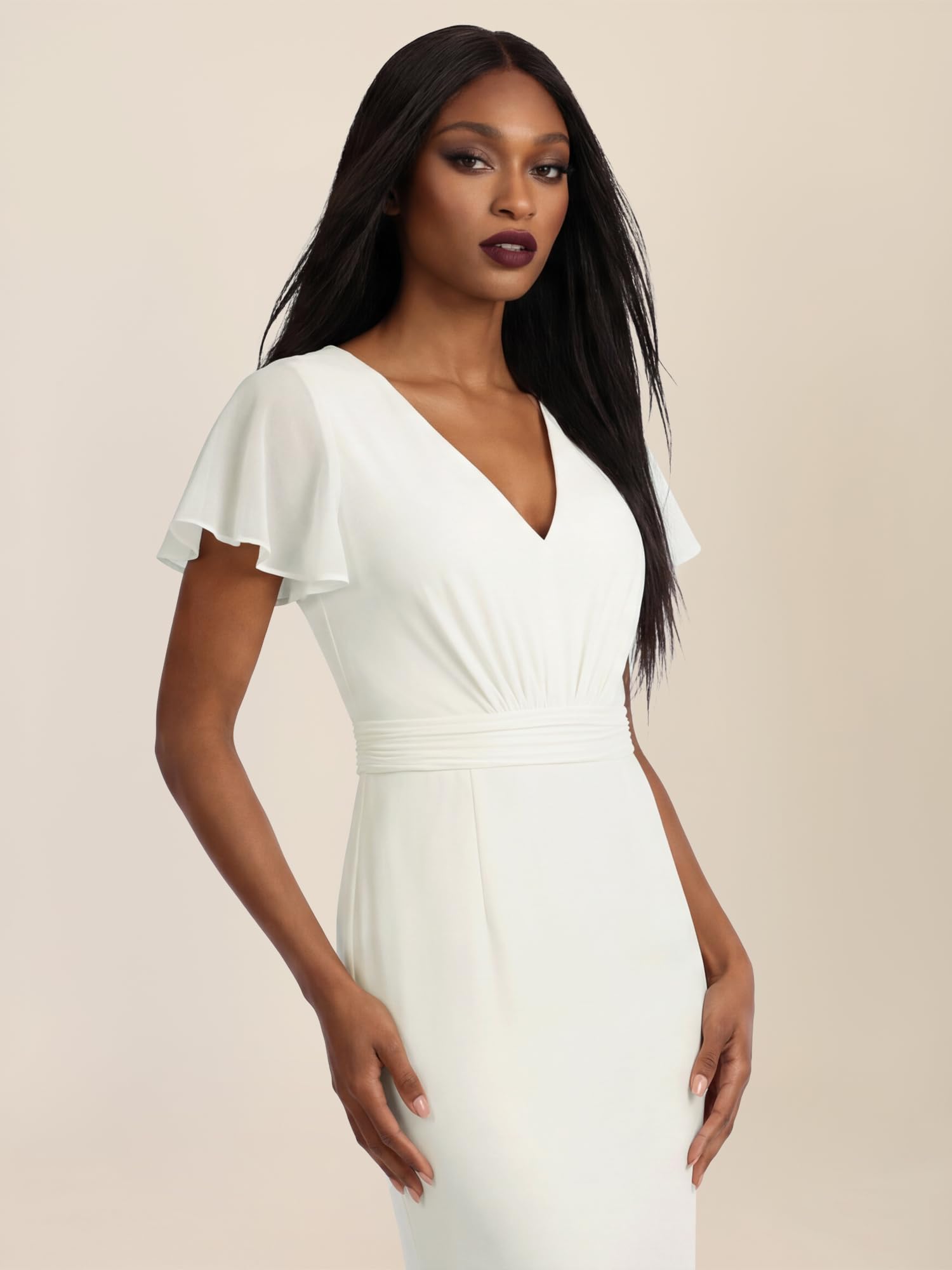 APART Eleganter Chiffonoverall mit fließendem Beinverlauf,