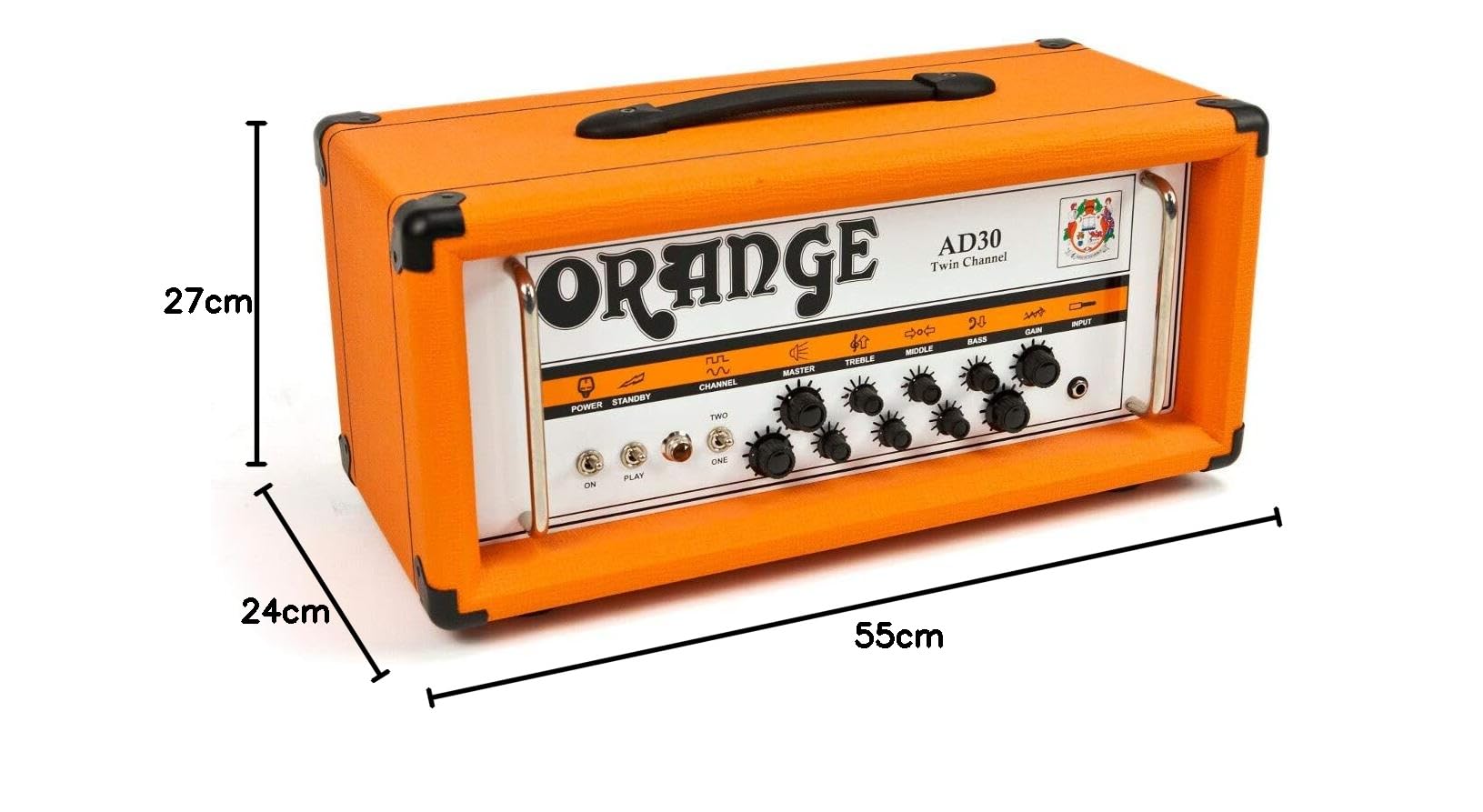 Amazon.co.jp: ORANGE AD30 Twin Channel Guitar Amp Head, 30W Class 