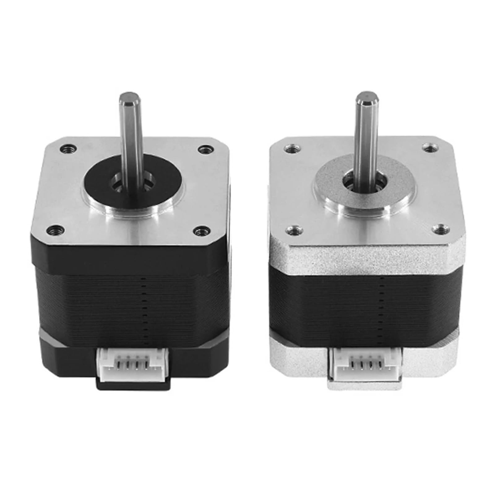 EKFBQBGW 1PCS 42 Stepper electronic starter 17HS4401/17HS4401S Two Phases Four Lines 38mm High DC3.6V Stepper electronic starter for 3D Printer Engraving Machine(Silver)