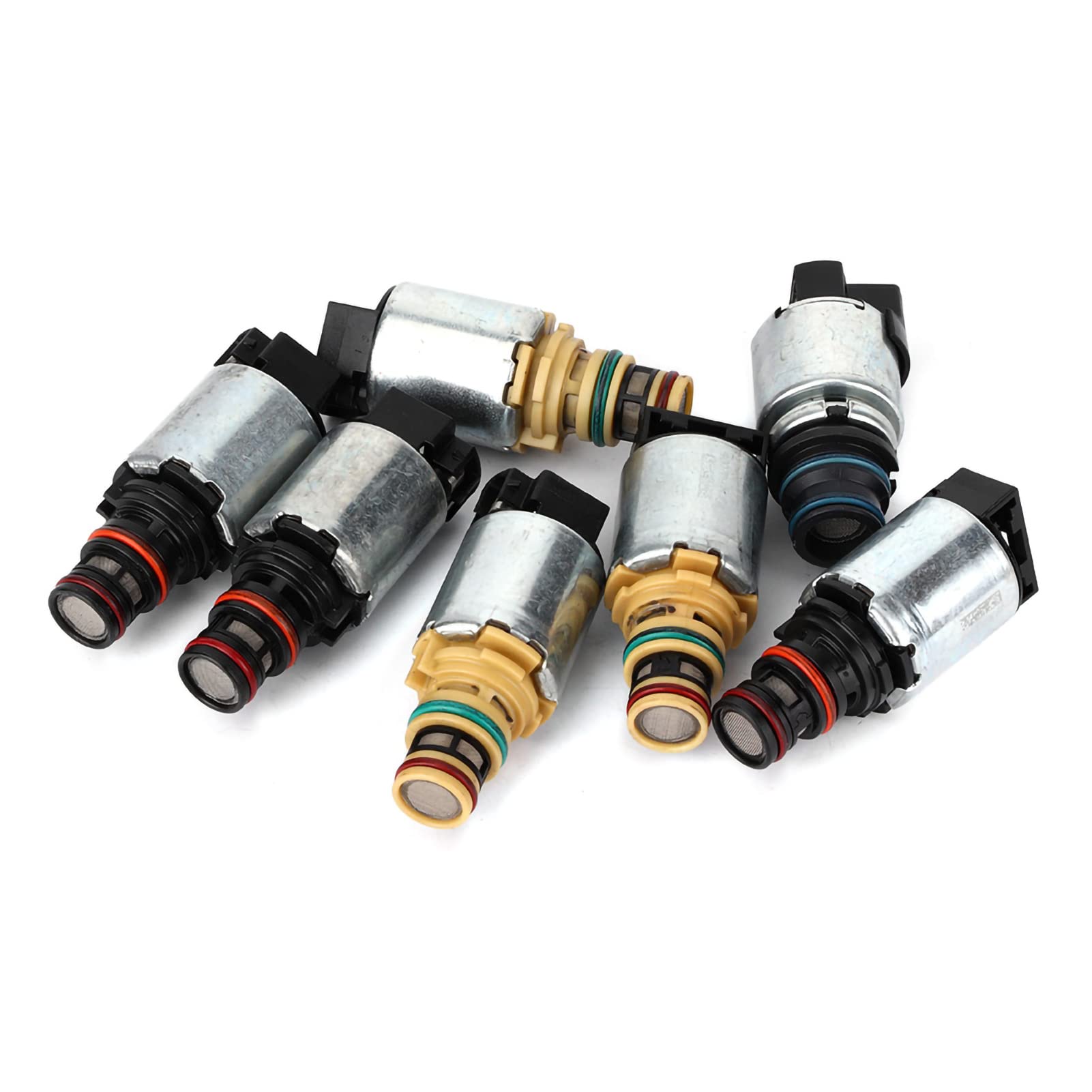 Set di 7 Elettrovalvole per Trasmissione Automatica 6T40,Set di solenoidi di trasmissione 6T40 Parti di trasmissione automatica compatibili con 06-11 Terrain