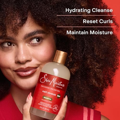 Shea Moisture Curl Stretch Shampoo Kalahari Melon Oil 13oz - image 6