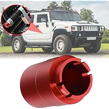 Transmission Shifter Button Knob, Gear Shift Handle Button for Hummer H2 & H2 SUT 2003 to 2009, CNC Aluminum Alloy Anti-Rust Durable for Hummer Accessories, Not ABS Red