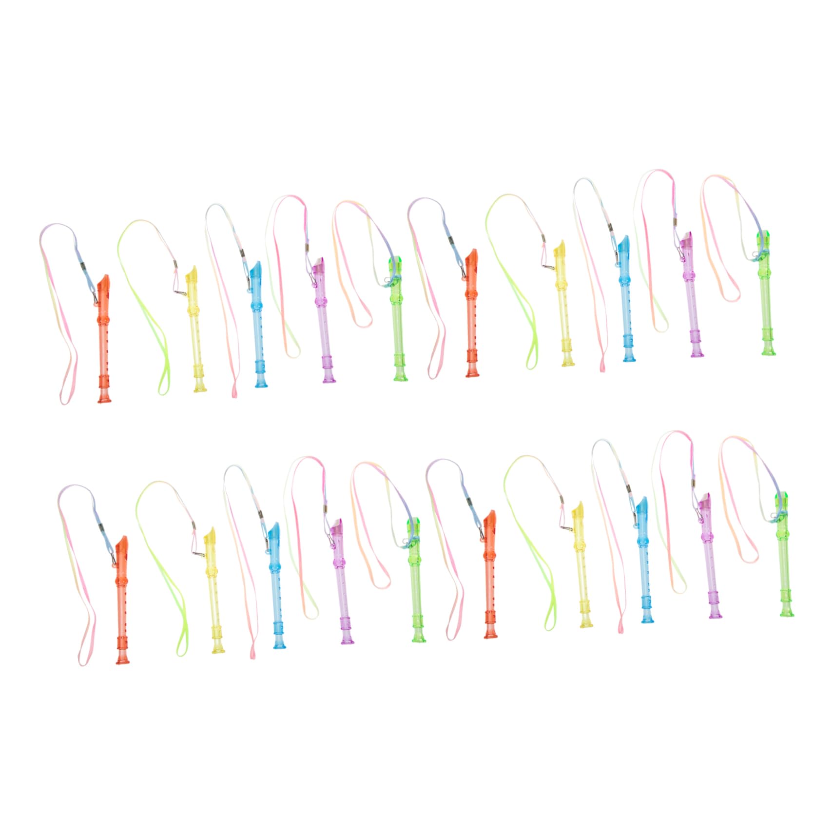 VANZACK Beginner Practice Clarinet Set 20pcs Mini Recorder Flutes Children's Wind Instrument