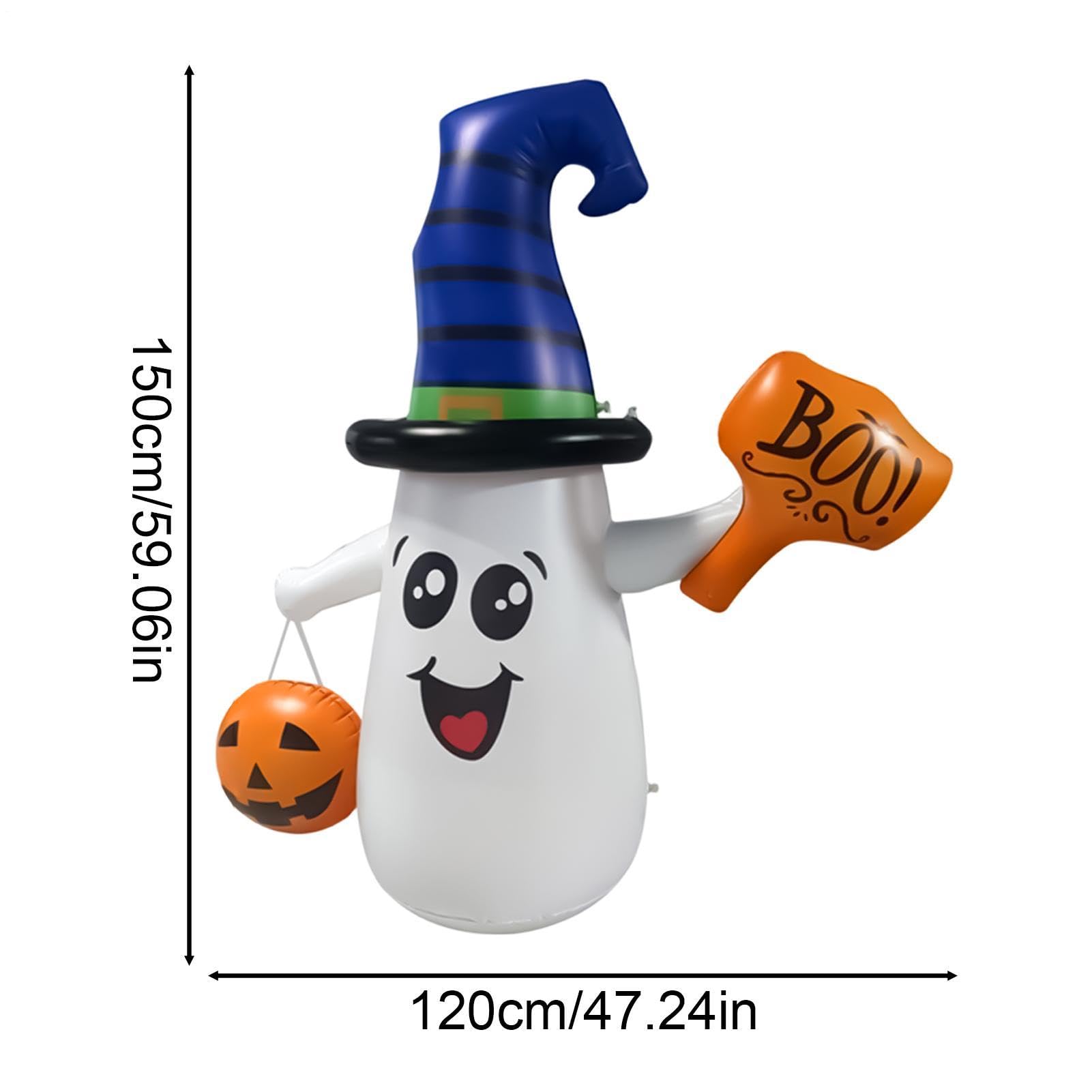 Chapeau gonflable décoratif pour Halloween en plein air et