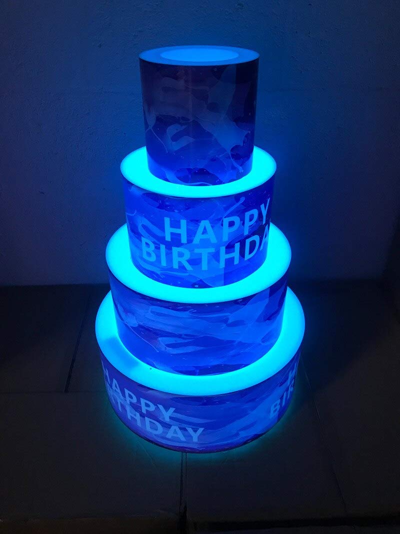 LED Cake Presenter Bottle Presenter Flashing Color Changing Remote Champagne service vip club presentation happy birthday show
