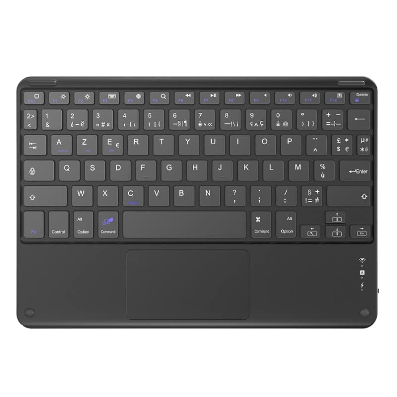 Blackview Tastiera wireless (AZERTY, Bluetooth, compatibile con Windows, iOS e Android) nero