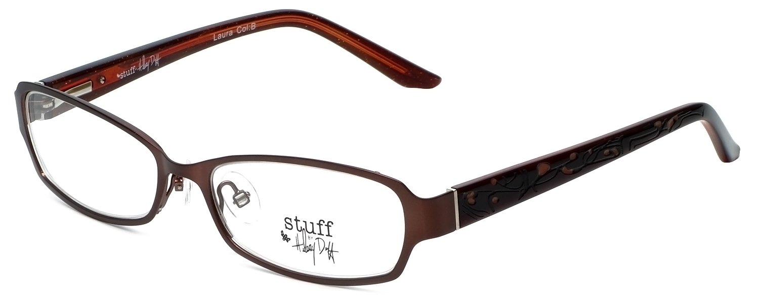 Hilary Duff Lightweight & Comfortable Designer Reading Glasses Laura in Brown +2.50