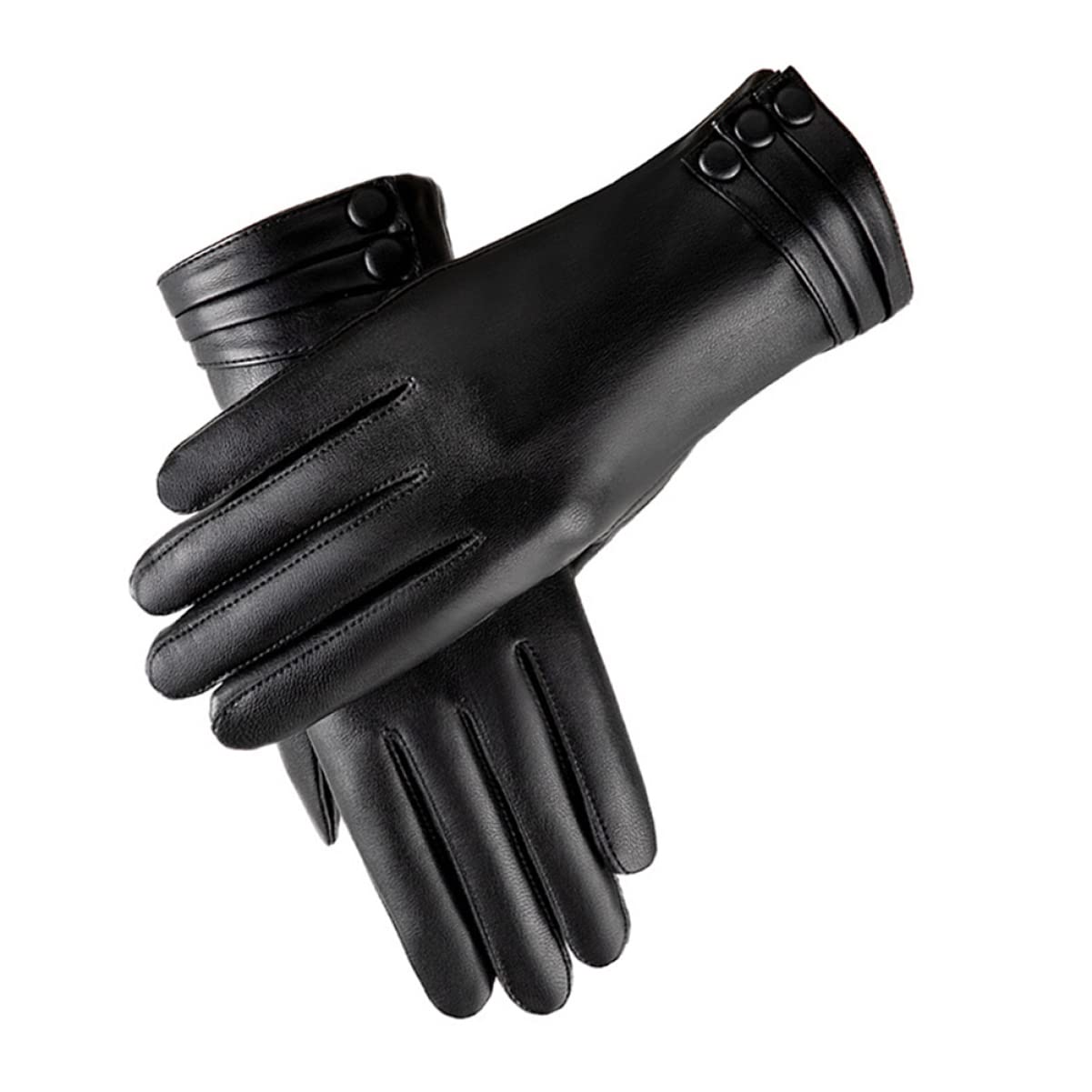 SHERCHPRY 3piezas Guantes De Pantalla Táctil Resistentes Al Viento Guantes De Invierno Cálidos y Cómodos Para Ciclismo y Actividades Unisex Color Negro