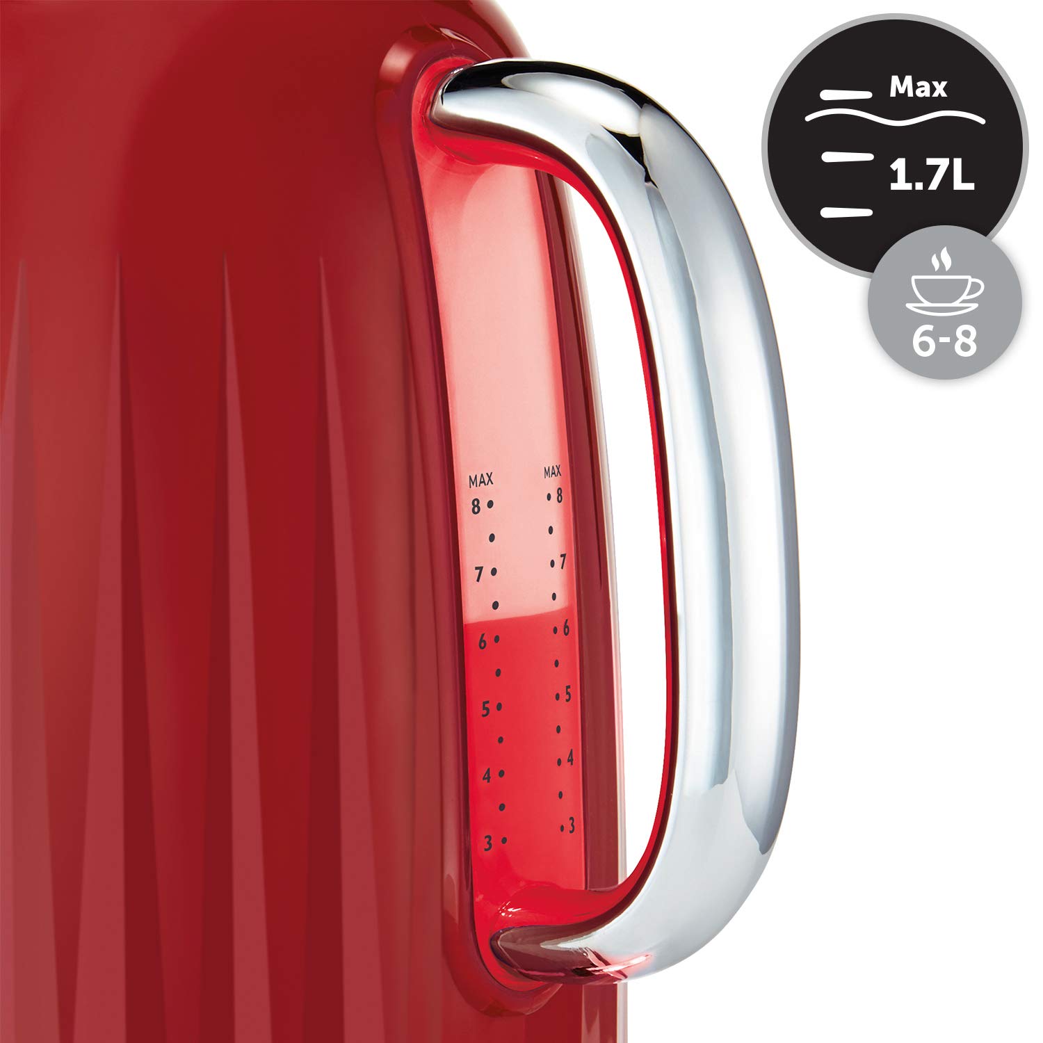 Buy Breville Impressions Electric Kettle 1.7L 3kW Fast Boil Red