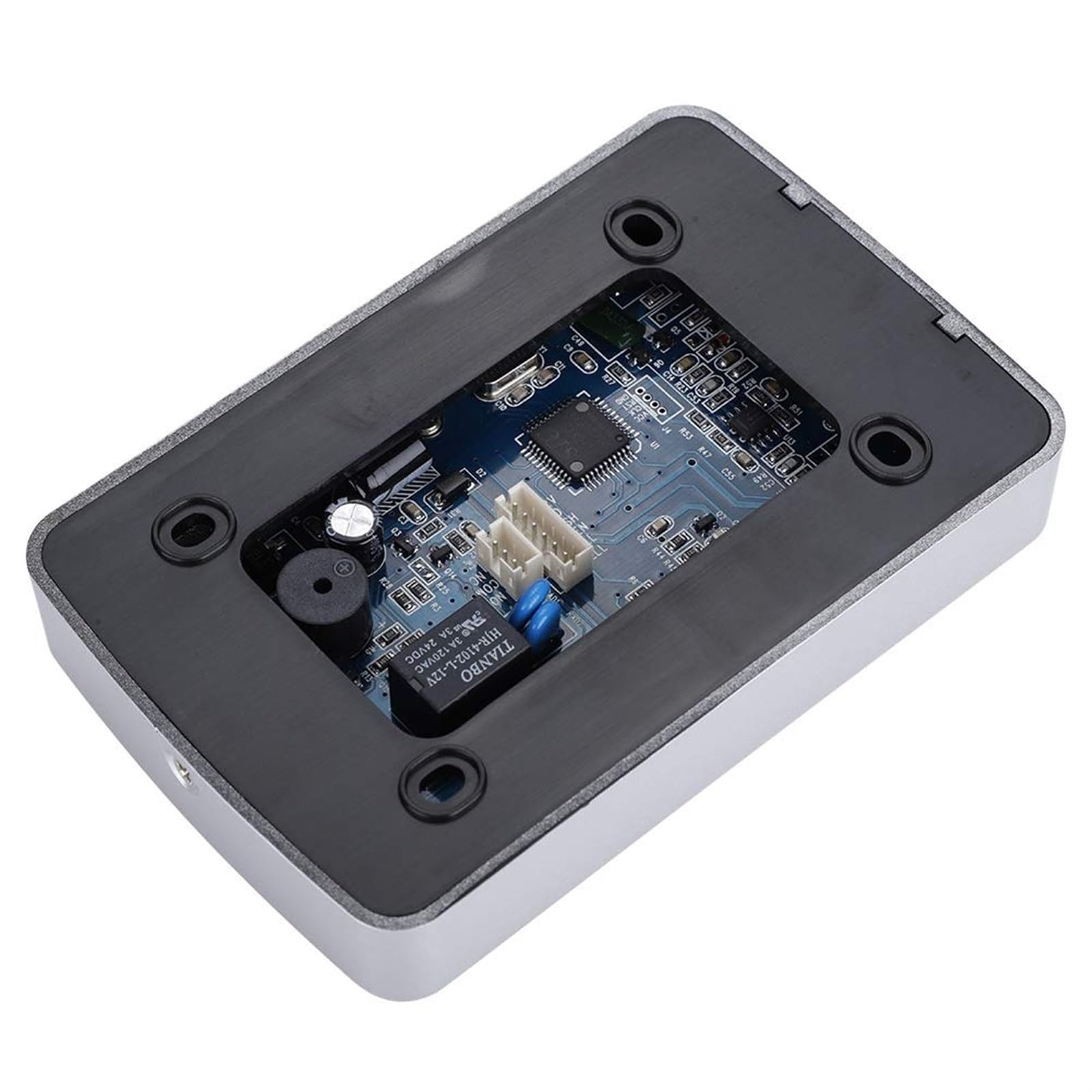 Controlador de Acceso, Teclado de Control de acceso RFID resistente al agua, 125KHz, cubierta impermeable for exteriores, lector de tarjetas EM, 10 Uds., llaveros for de Control de acceso de puerta(Ac