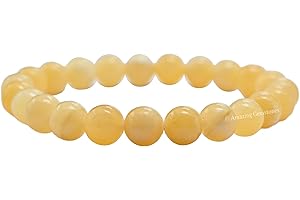 Yellow Calcite Bracelet: Healing and Protection for Women and Men