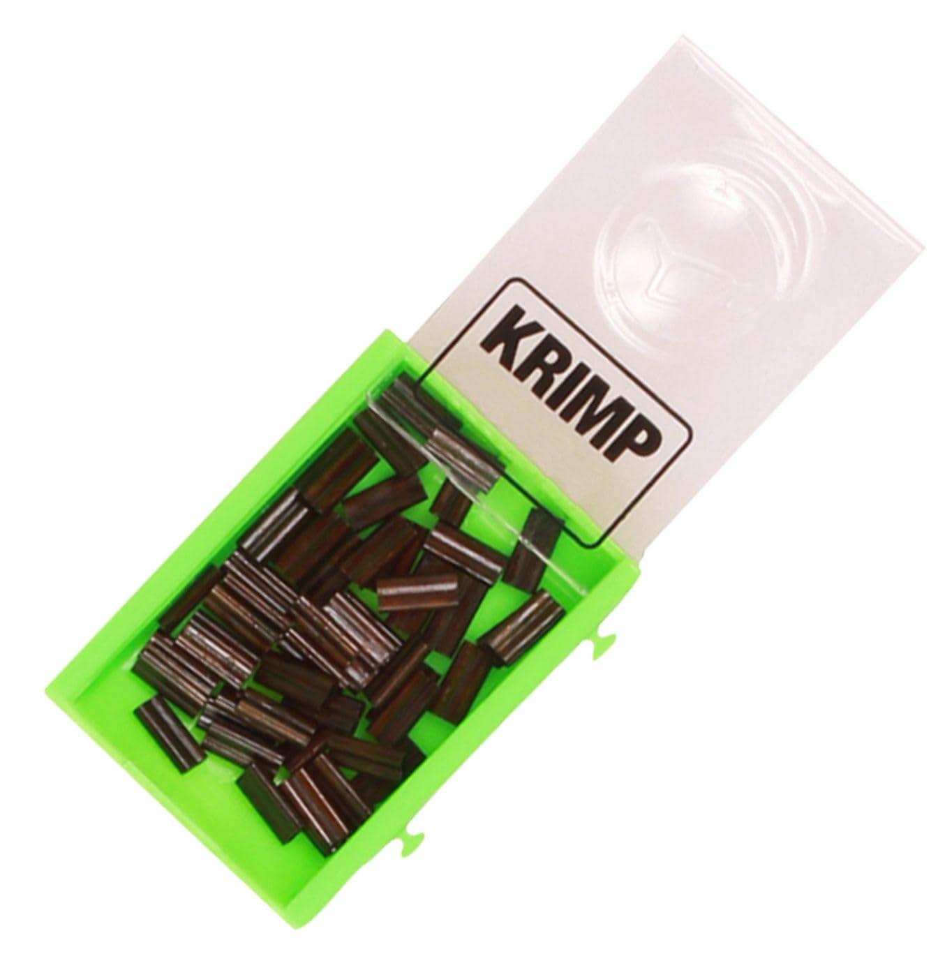 Korda Krimps 0.7mm, Double Barreled, Perfect for Stiff Materials Like Boom, Use with Krimp Tool, Three Versions Available