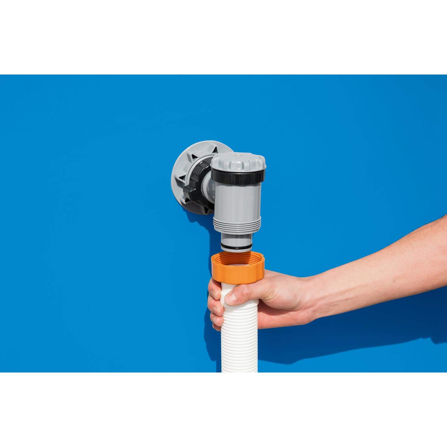 Bestway Flowclear - Filtro de arena con temporizador, 5678 l/h, color gris