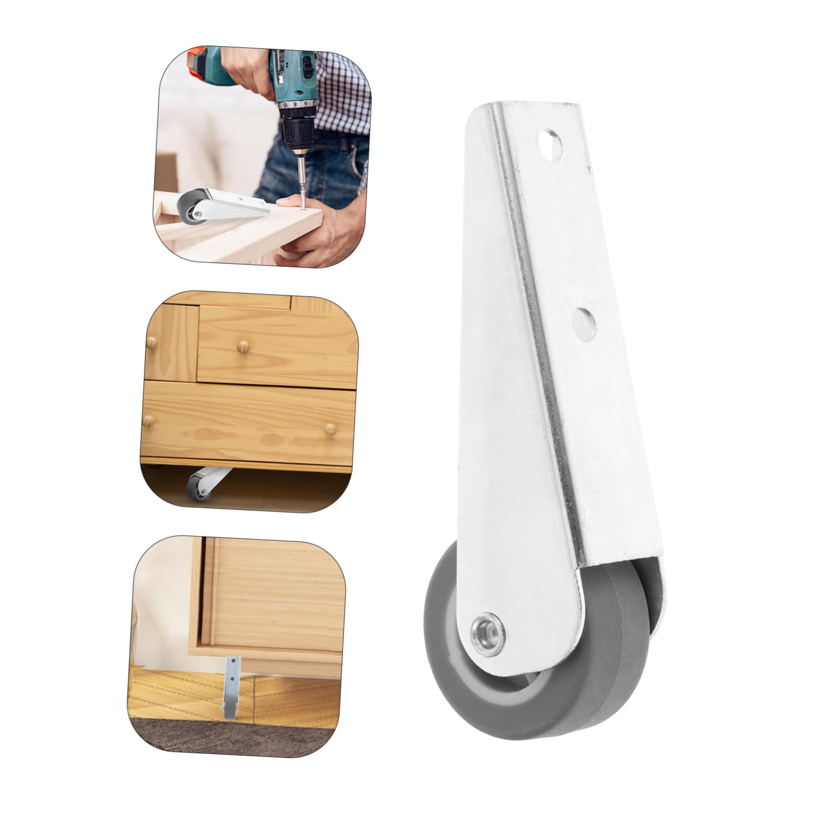 Rueda de apoyo de puerta de alto rendimiento para puertas correderas Droop Roller para deslizamiento suave puertas de jardín y vallas, duradero e inoxidable