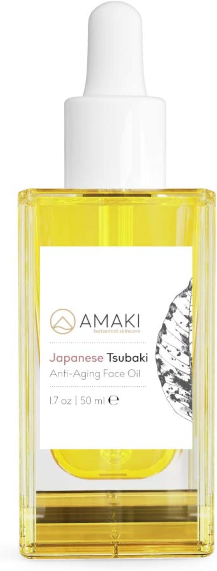 Japanese Tsubaki Oil - Best Face Moisturizer for Women. Face Oil for Gua Sha, Anti Aging, Hydrating Face Moisturizer and more! Facial Moisturizer for Women Anti Aging by Amaki (50ml)