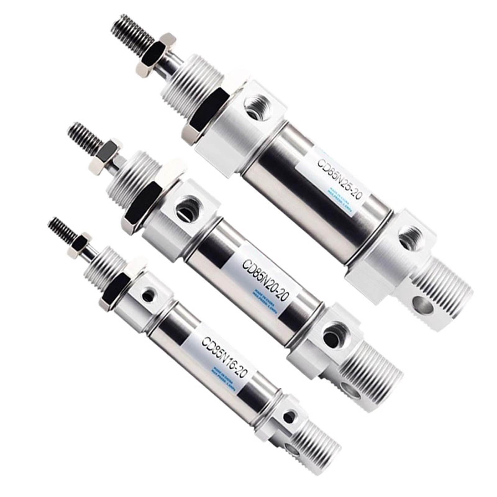 Cylindre C85N25 course 60mm de haute précision pour automatisme industriel durable