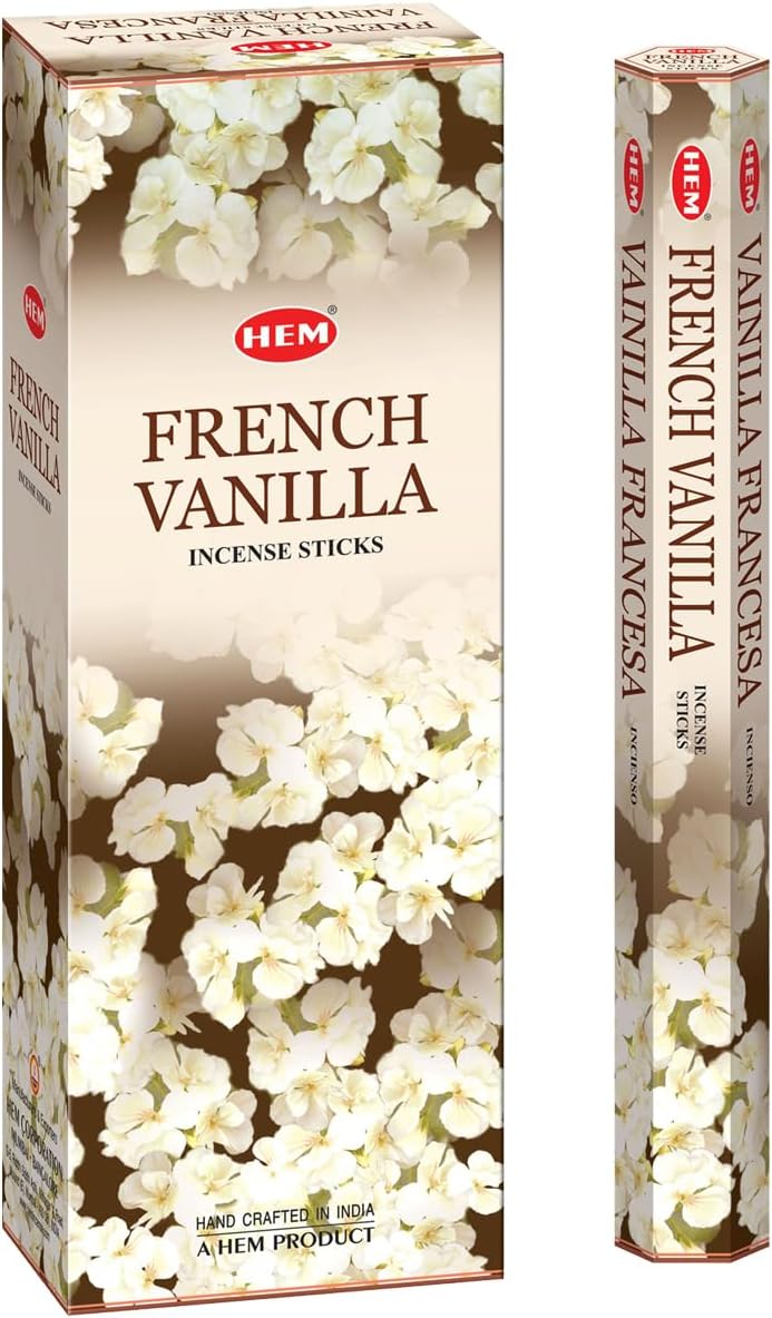 Hem French Vanilla Incense, 120 Sticks Box
