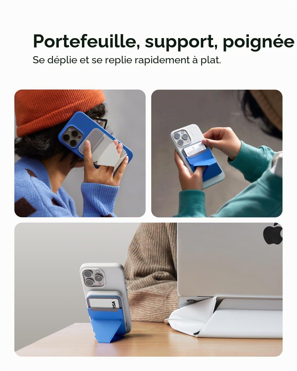 MOFT Snap Portefeuille pour Magsafe pour iPhone 17/16/15/14/13/12 Series