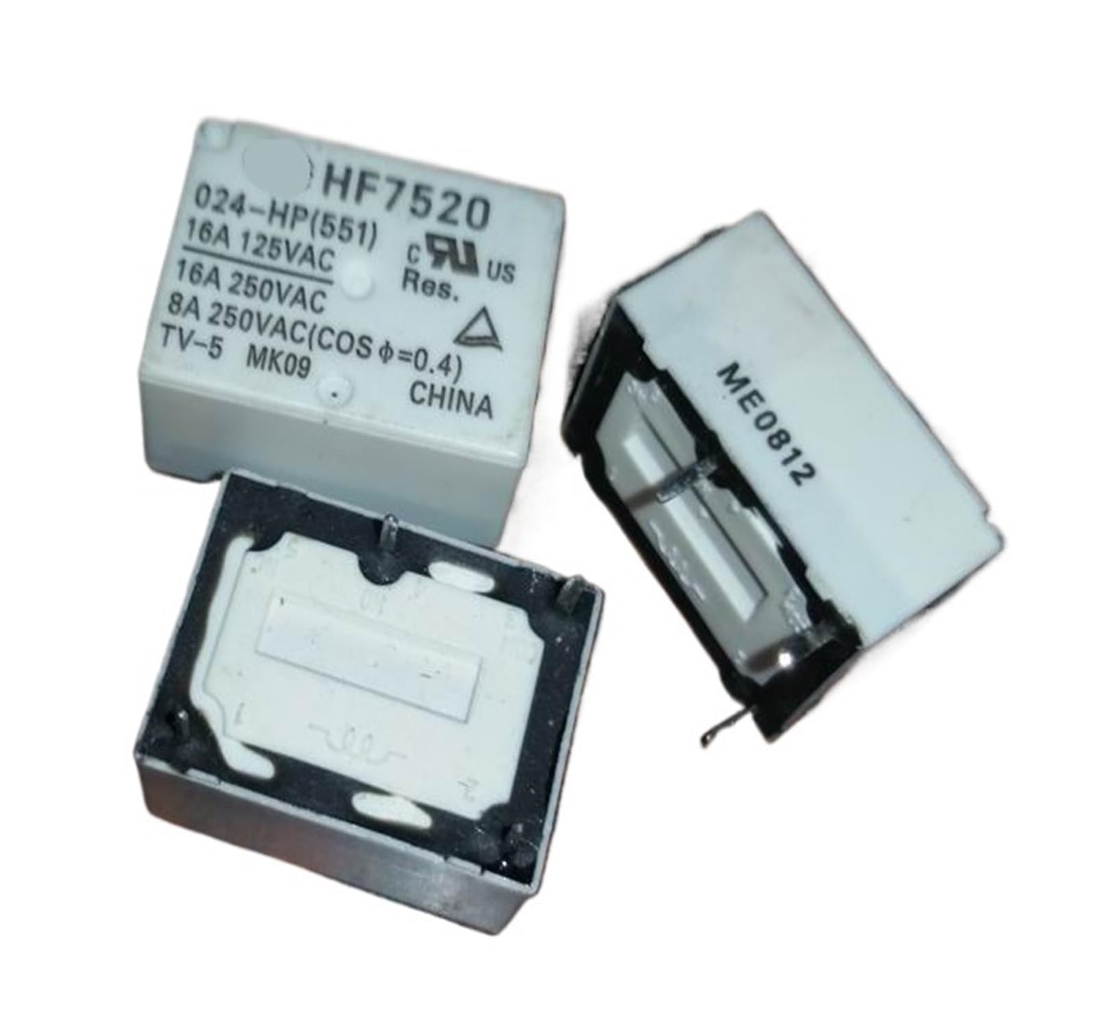 YZWRWRMKTB 1pc HF7520 024-HP(551) (7520A-12V/24V-16A) Relay 4pins