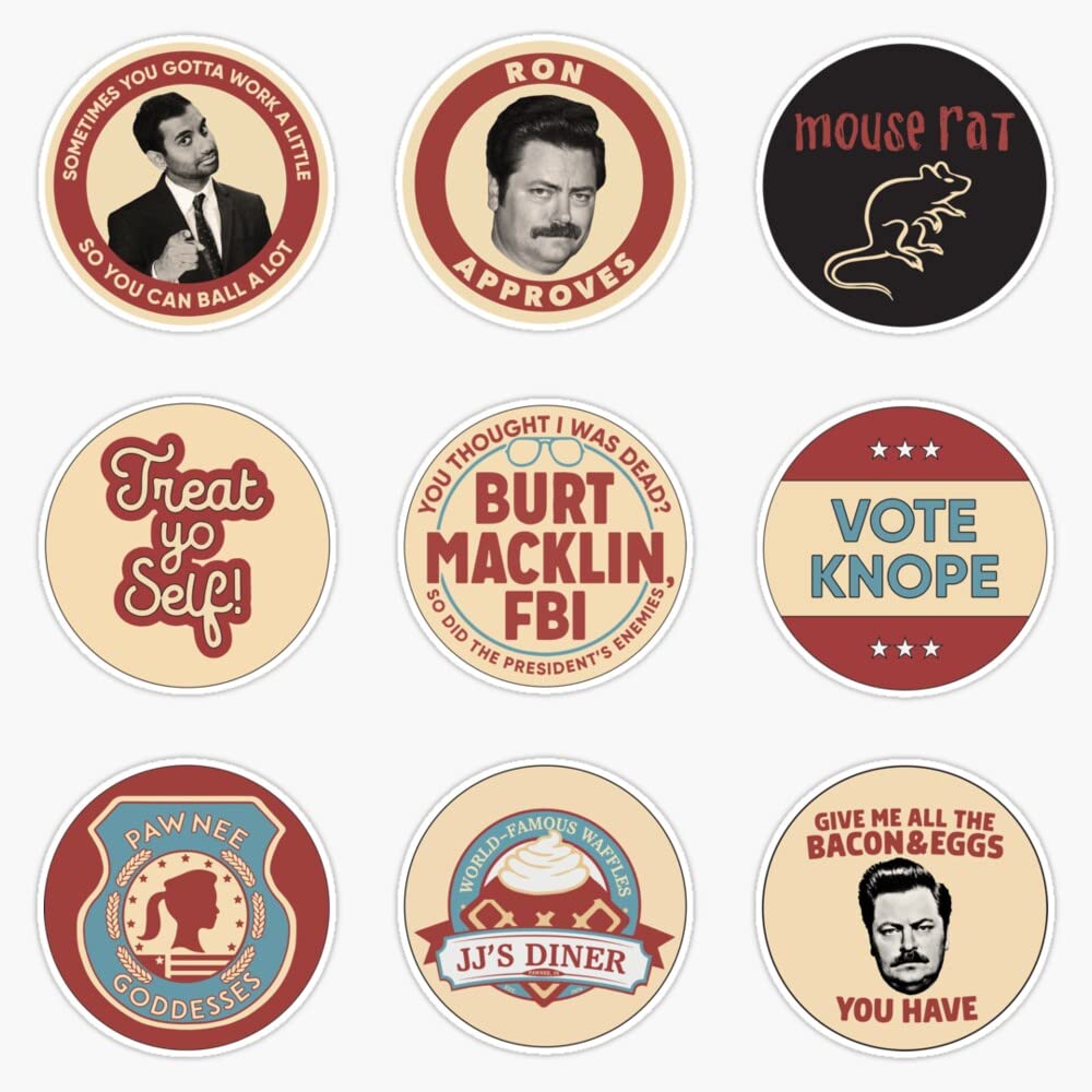 Parks and Rec Sticker Bumper Sticker Vinyl Decal 5"