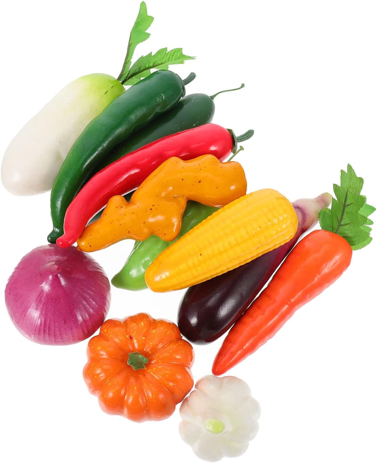 Veemoon Home Decor Dining Table Decor Fake Vegetables Set