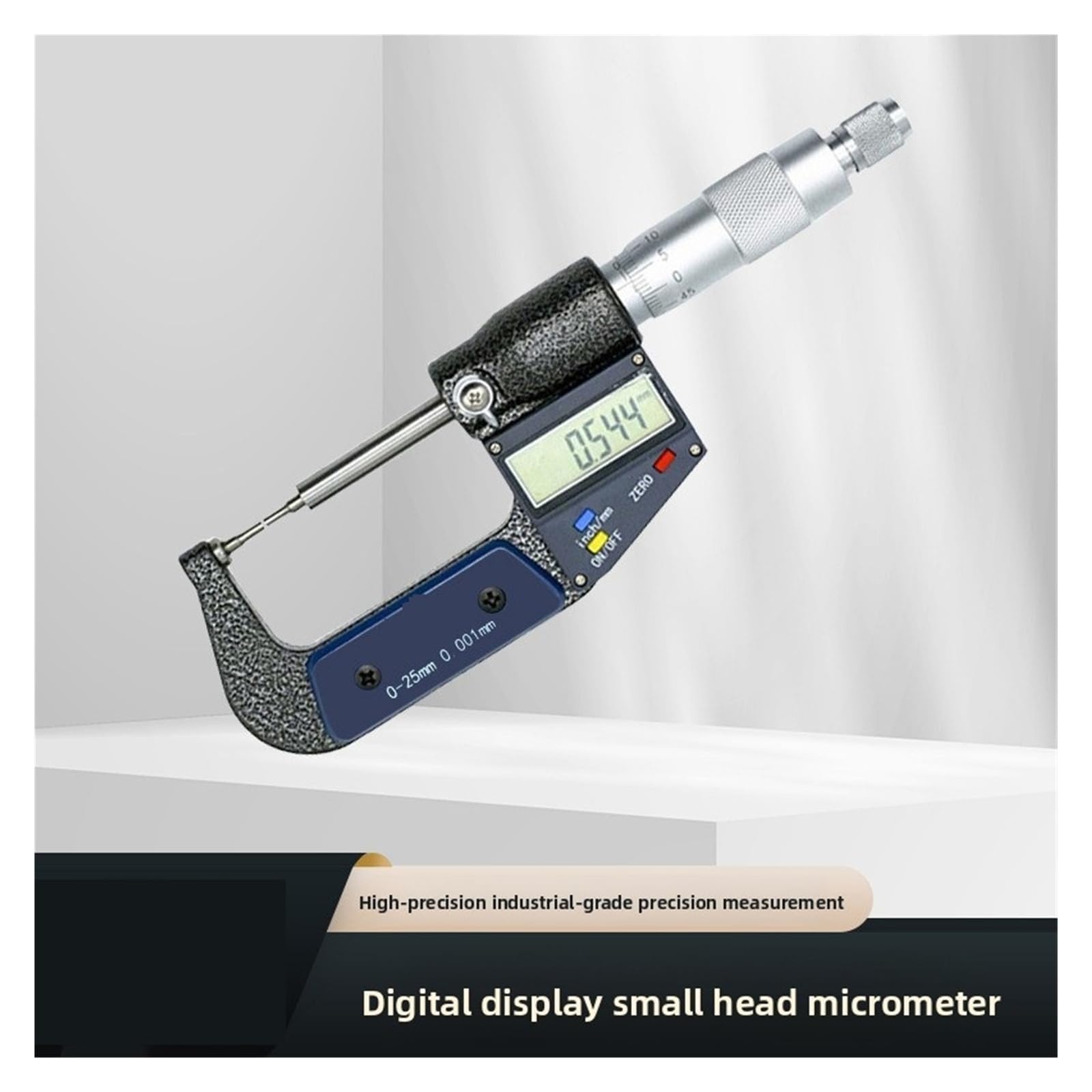 Digitales elektronisches Mikrometer mit dünnen, langen Spitzen for Rundstangen mit Durchmessern von 1 mm und 2 mm Messen Sie alles(75-100mm)