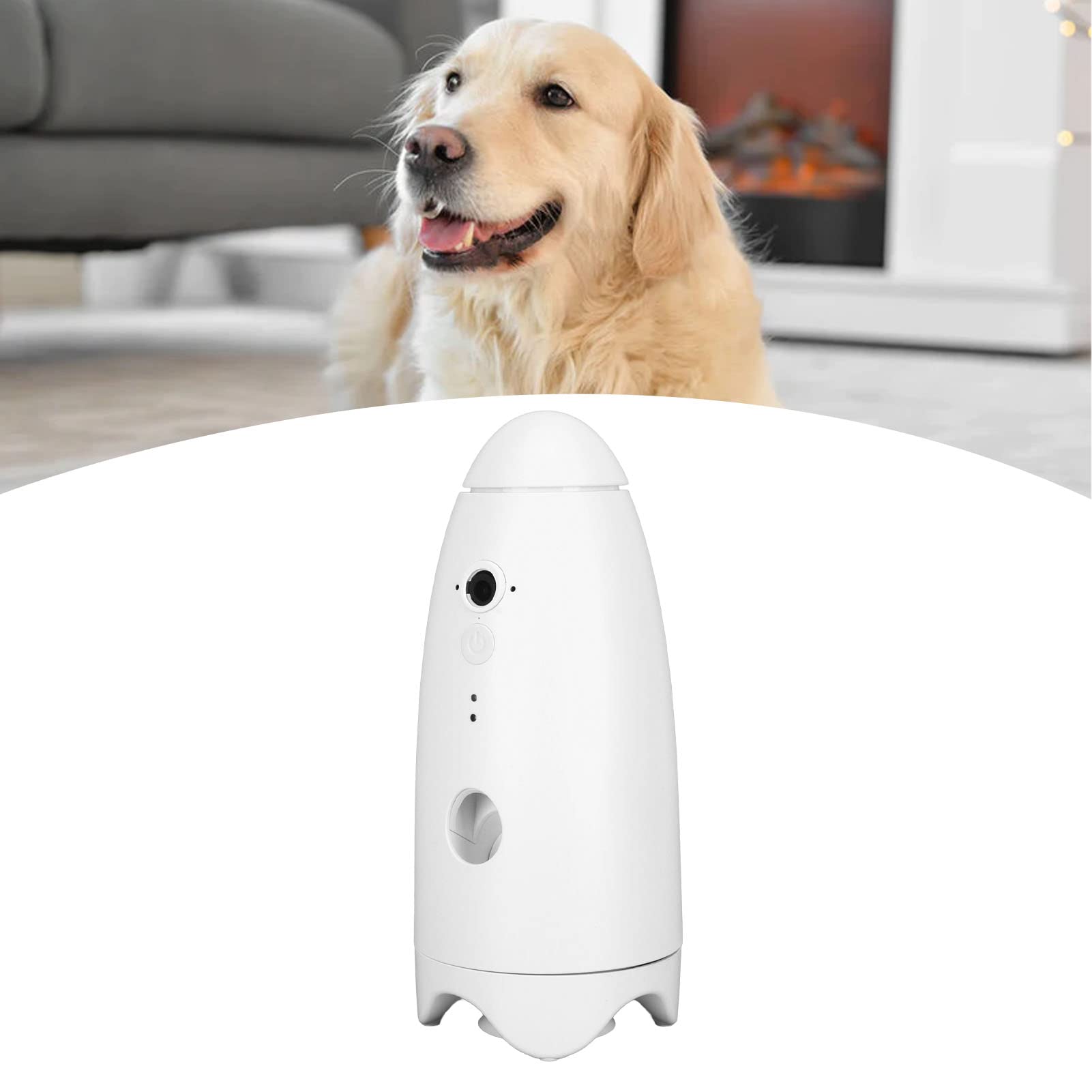 Dog Camera Treat Dispenser, 360 Degree Rotation Remote Control, Smart Pet Monitoring Camera with Dog Treat Dispenser - image 2