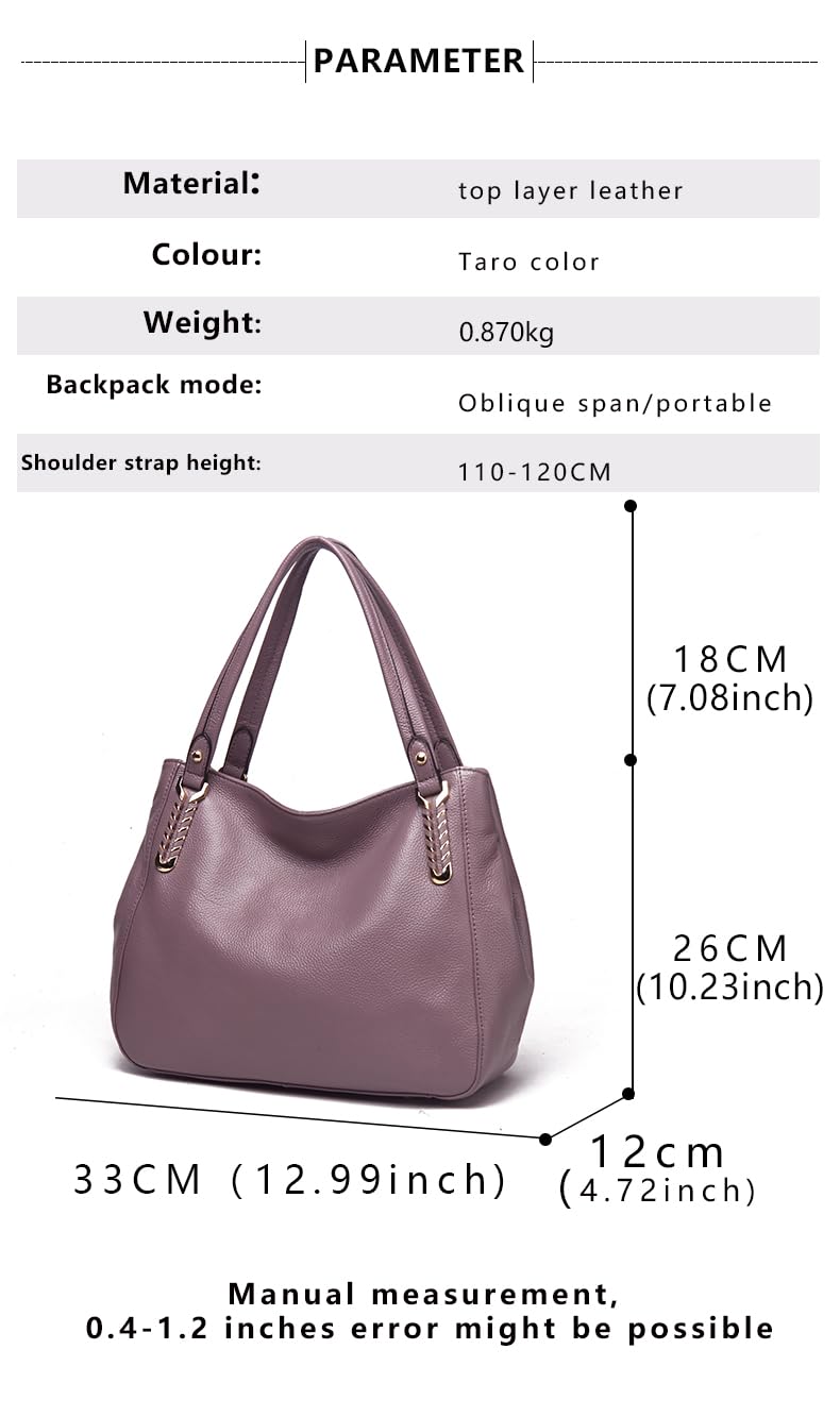 AIDRANI Bolsa de couro legítimo, camada superior, bolsa de couro bovino, bolsa de ombro casual de couro macio de mão, Cor Taro em promoção! Veja a oferta e mais achadinhos de Bolsas 2 Hoje é o melhor dia para comprar AIDRANI Bolsa de couro legítimo, camada superior, bolsa de couro bovino, bolsa de ombro casual de couro macio de mão, Cor Taro com aquele preço maroto! Promoção! Aproveite a oferta! 2