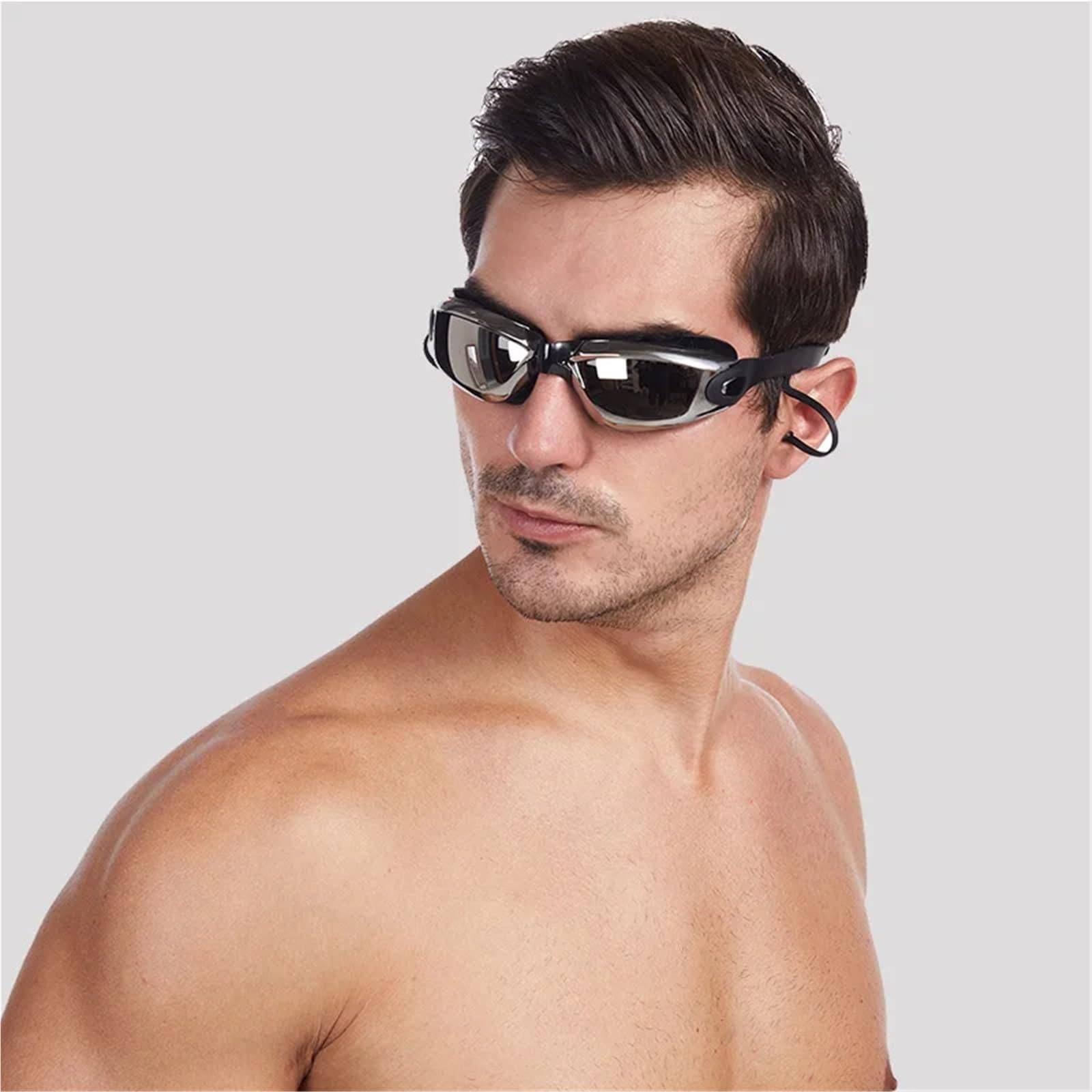 Occhialini da Nuoto Occhialini da Nuoto Professionali for Adulti con Lenti antiappannamento for Uomo e Donna, Impermeabili, Regolabili, in Silicone per Adulti Adolescenti