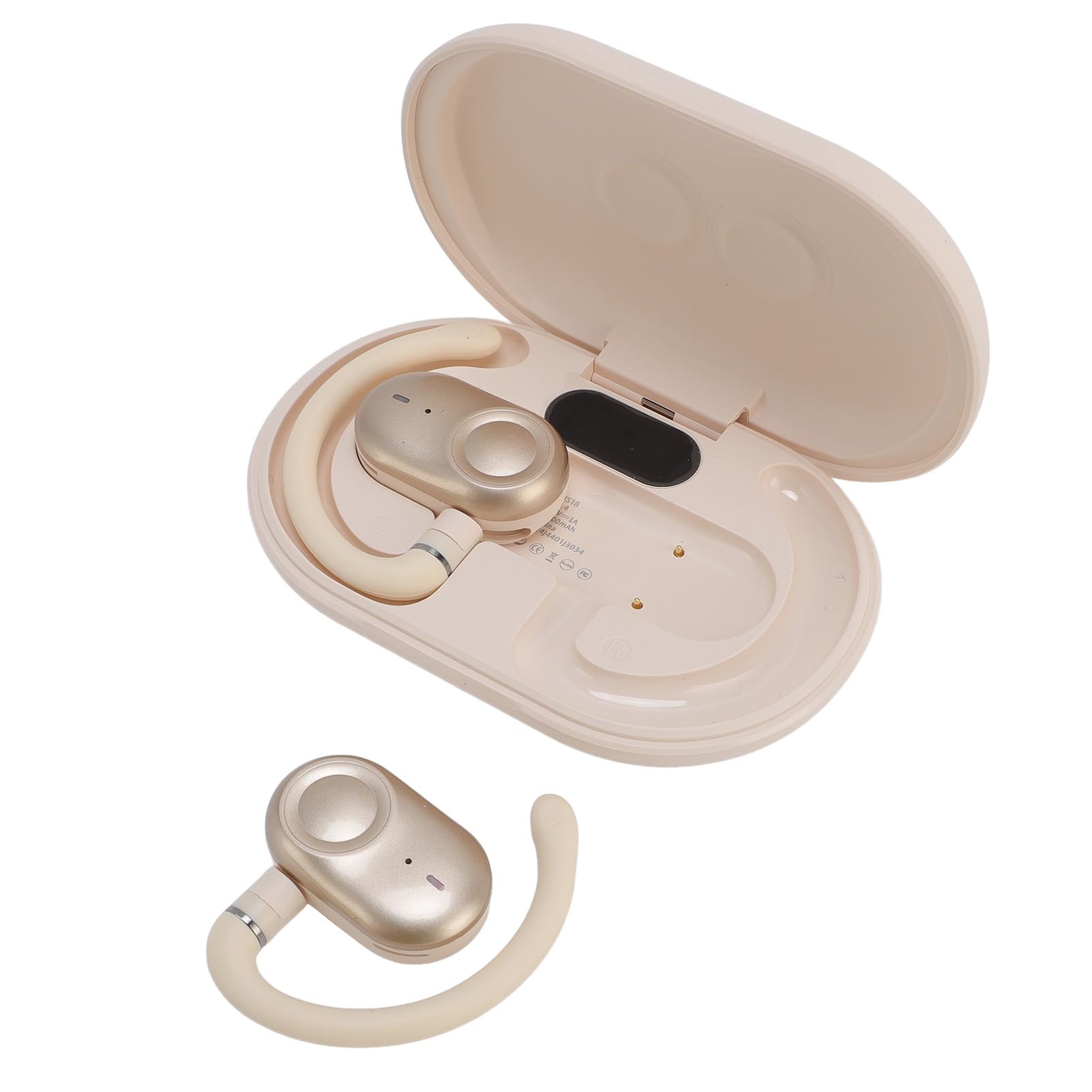 Auricolari Traduttore Bluetooth Suono HD 144 Lingue Auricolari di Traduzione Riduzione del Rumore per Viaggiatori Materiale ABS 2 Pezzi Scena applicabile: Professionisti (Nuda)