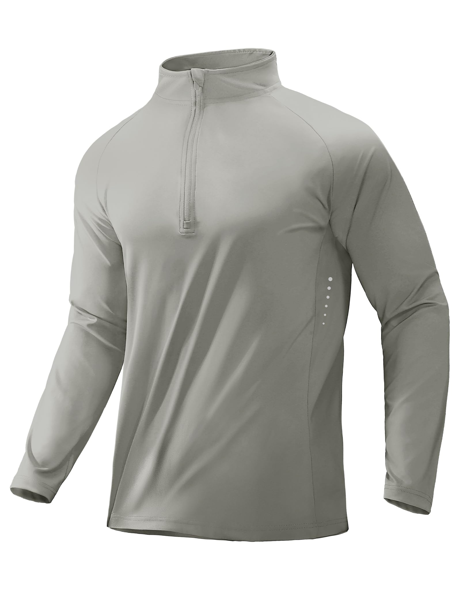 mier Dry Fit Quarter Zip Pullover for Men, Long Sleeve 1/4 Zip Lightweight Golf Athletic Fishing Shirts (Sun Protection)-picture-38