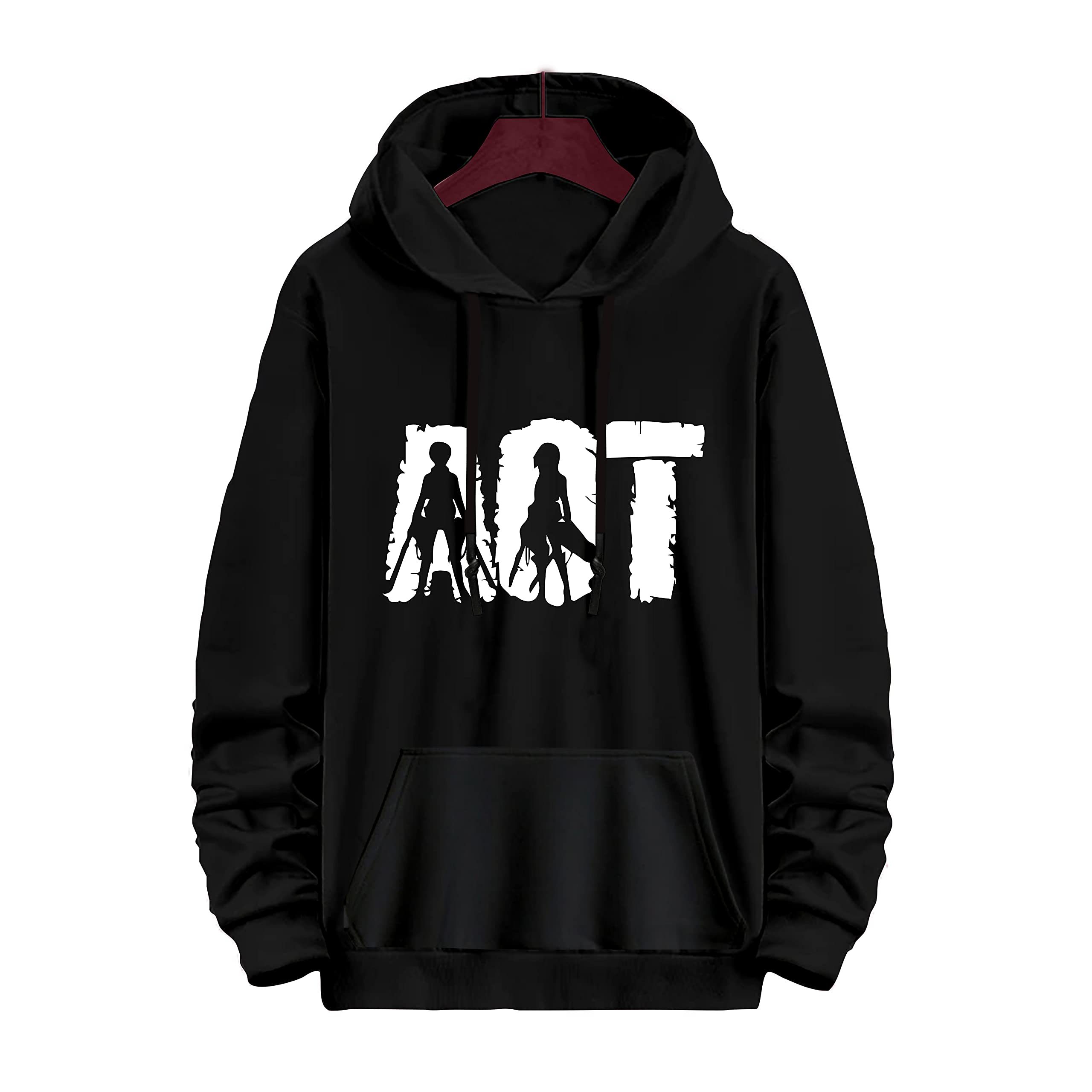 FASHION AND YOUTH Polyester Cotton Full sleeve Latest & Stylish Attack on Titan - AOT Design Printed Hooded Hoodies for Men & Women