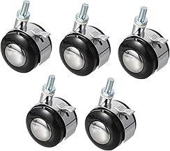 Tofficu 5 Pçs Cadeira De Jogos De Roda Universal Cadeira De Mesa Cadeira De Computador Rodas Rodas De Móveis Cadeiras Rolantes Rodas De Cadeira De Escritório Rodas De Cadeira Giratória