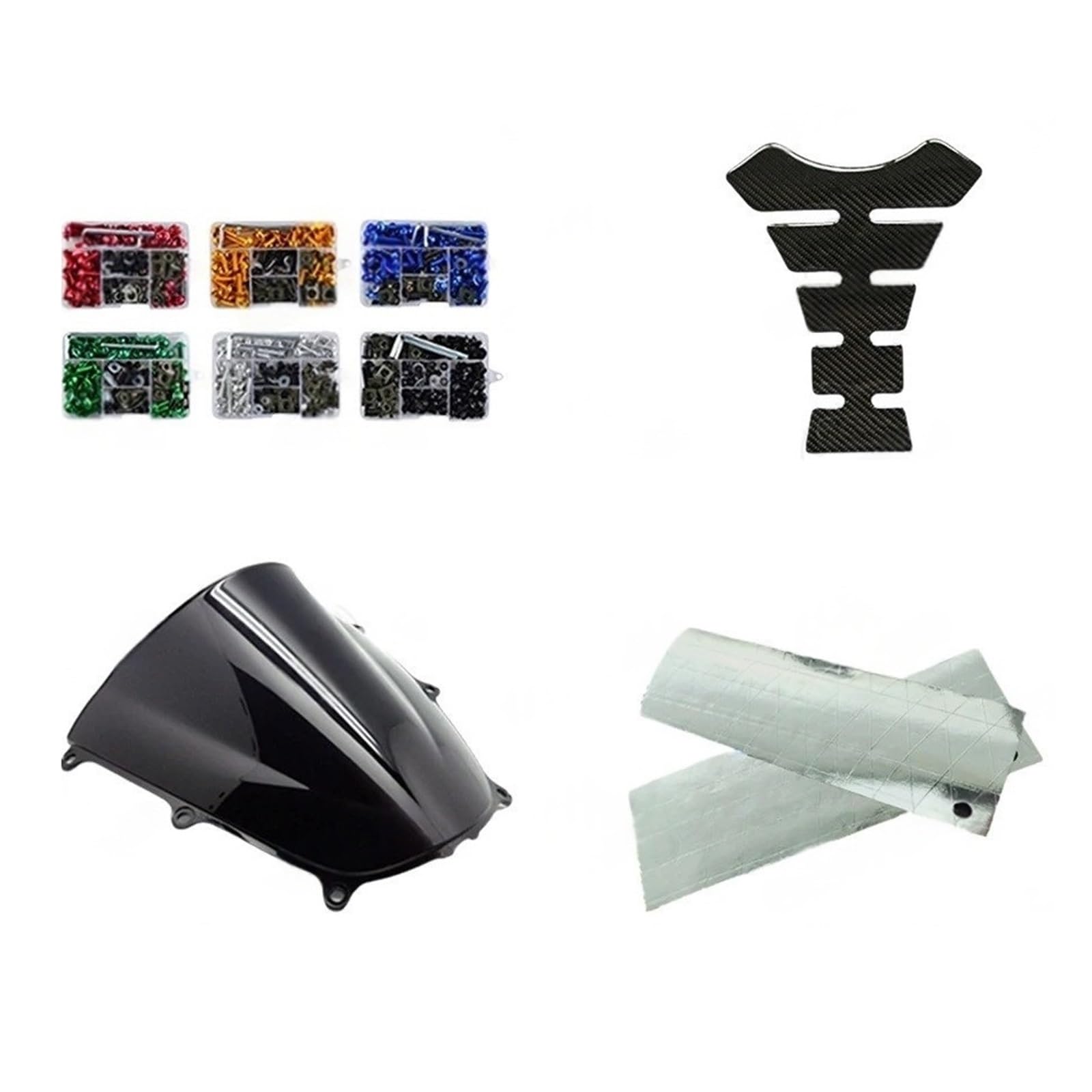 Carrocería Kit Carenado Motocicleta Carenado Completo para Motocicleta Cubiertas Laterales De Carrocería Kit De Capó De Panel para Componentes De Accesorios De Motocicleta YZF R6 2005