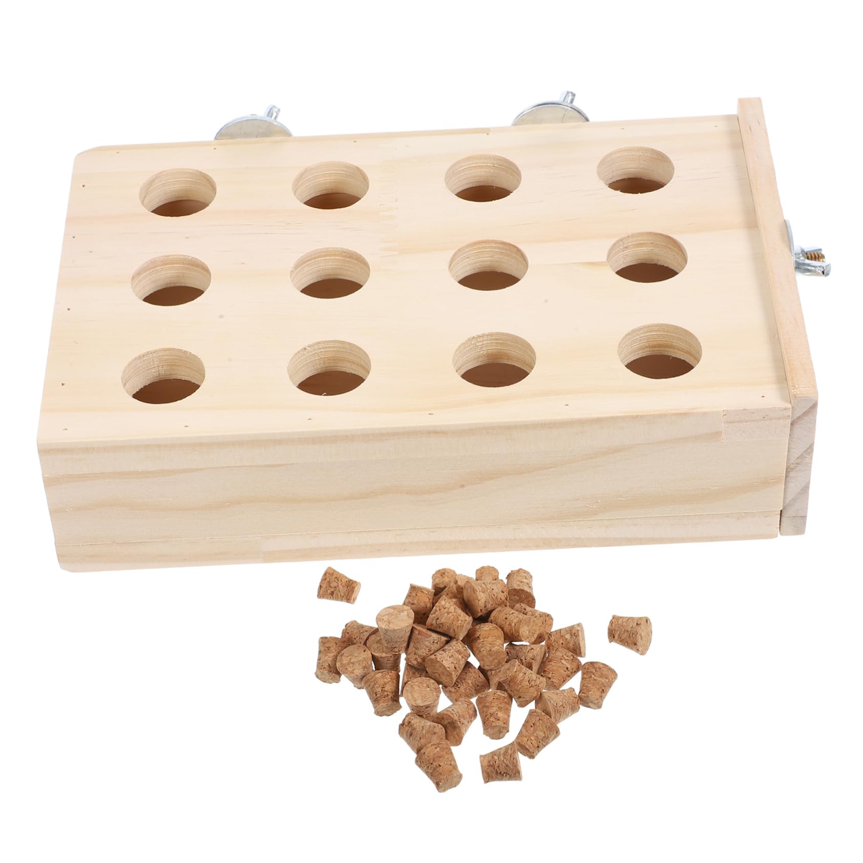BESPORTBLE 4piezas Juguete para Loros Masticable Juguete De Forrajeo para Aves Entretenimiento y Ejercicio para Aves