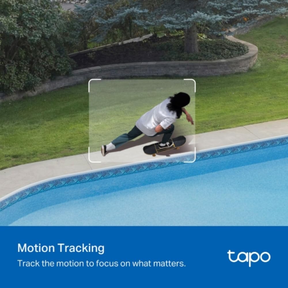 TP-Link Tapo 3K 5MP Pan/Tilt Outdoor Wired Security Wi-Fi Camera, 360° Visual Coverage, Starlight Full-Color Night Vision Up to 98ft, Person/Pet/Venicle Detection,Physical Privacy Mode (Tapo C530WS) - 5