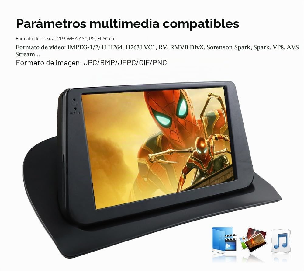 Radio de coche Android 14 de 9 pulgadas para Renault Kangoo 2009 – 2018, compatible con coche inalámbrico Carplay/Android, control del volante, WiFi/4G, AM/FM 4 núcleos, 2 GB y 64 GB