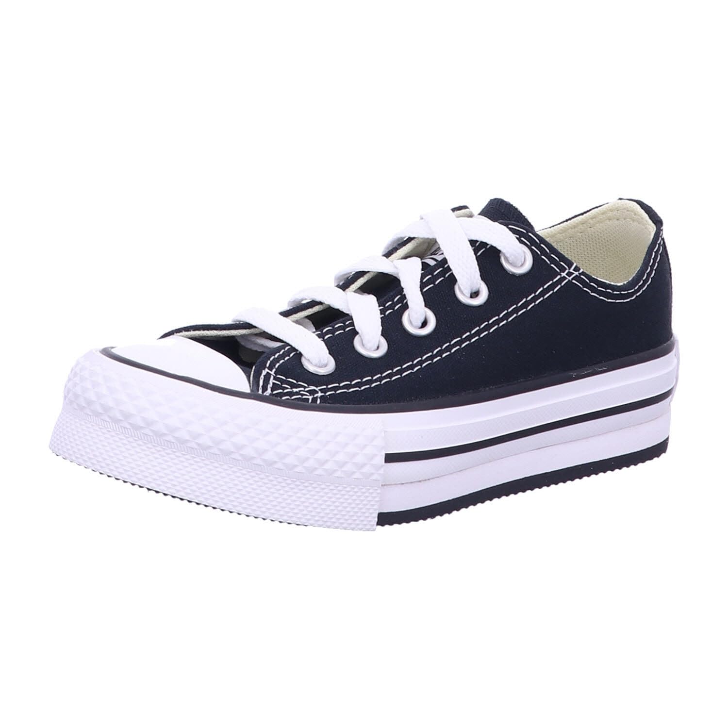 Converse 372861C Chuck Taylor all Star Eva Lift Canvas Platform Uomo, Black/White/Black EU 32