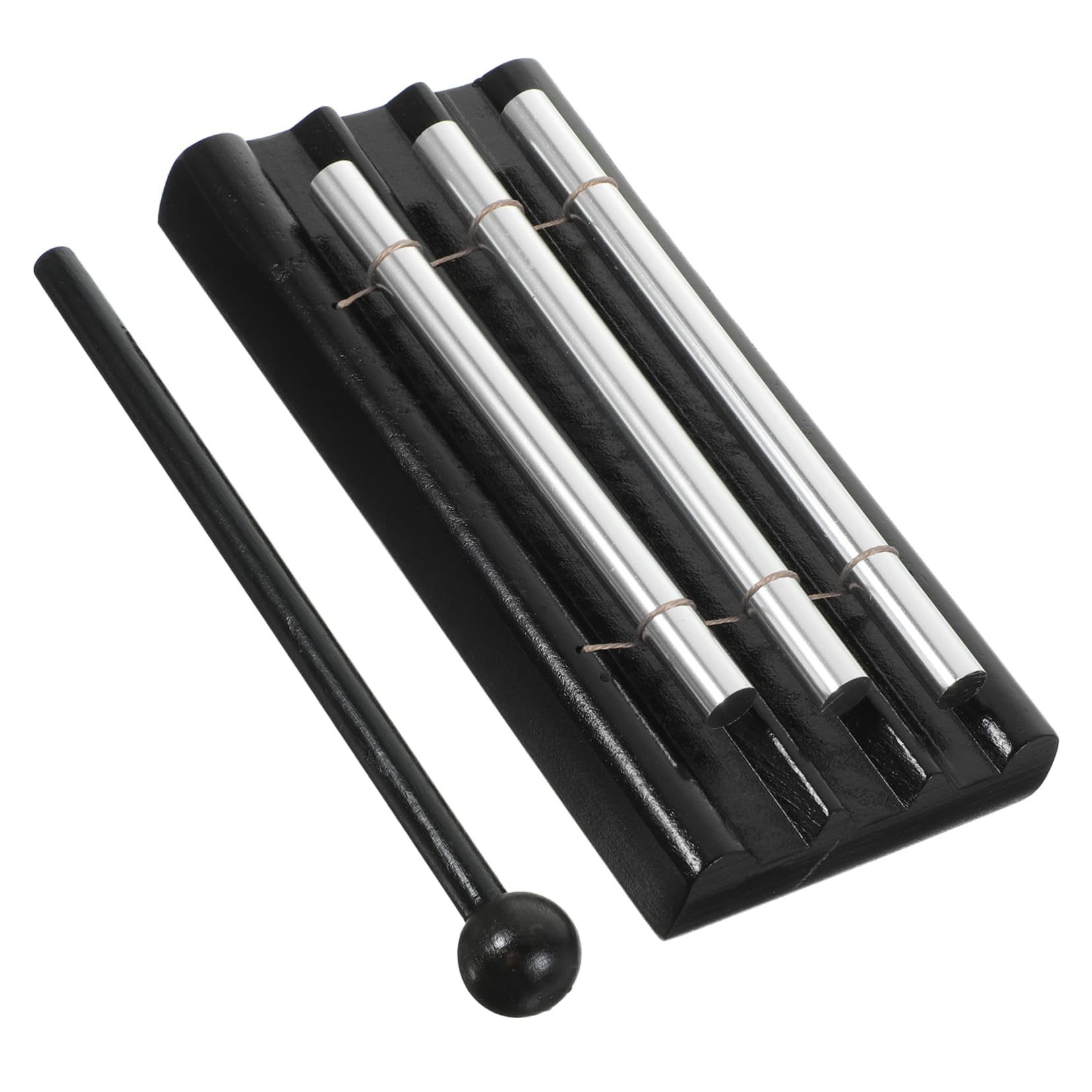 SUPVOX Chime for Meditation Wooden Musical Percussion Metal Tube Wind Chime Mallet