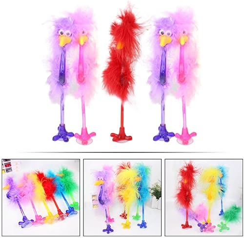 Miniatura 9 de MAGICLULU 5 bolígrafos de gel con forma de avestruz divertidos bolígrafos de gel de dibujos animados, bolígrafos de gel de dibujos animados,