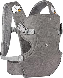 Ergonomische Babytrage | Babytrage für Babys mit Hüftsitz für 9 bis 24 Monate, leicht und verstellbar, mit Hüfttasche, atmungsaktiv, für Wandern und Reisen