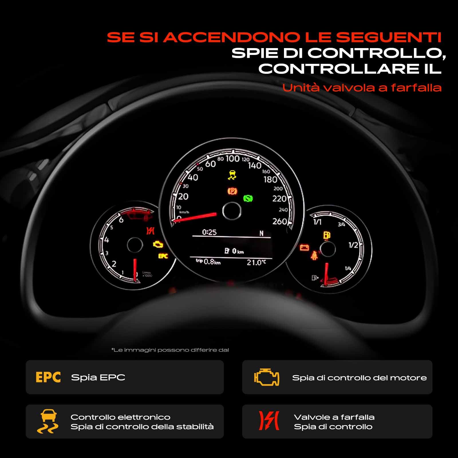 Frankberg Valvola dell'acceleratore Compatibile con Punto Furgone/Compatto 188 1.2 60 Seicento/600 187 1.1 Doblo MPV 119 223 1.2 Seicento/600 Furgone/Compatto 287 1.1 71718959