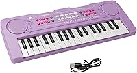 Vista 1 de Teclado para niños, piano de 37 teclas, teclado electrónico portátil de música para aprendizaje temprano, teclado musical educativo